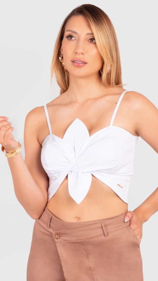 BLUSA CORTA CHILLY UNICOLOR