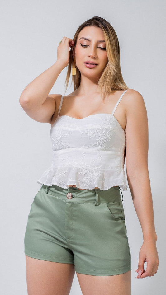 BLUSA CORTA HELEN UNICOLOR