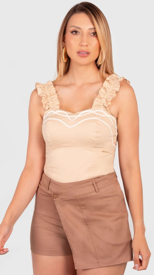 BLUSA CORTA JHAN UNICOLOR