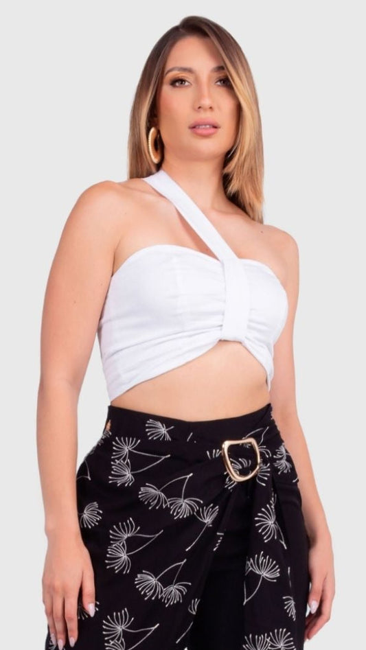 BLUSA CORTA MAGGIE UNICOLOR