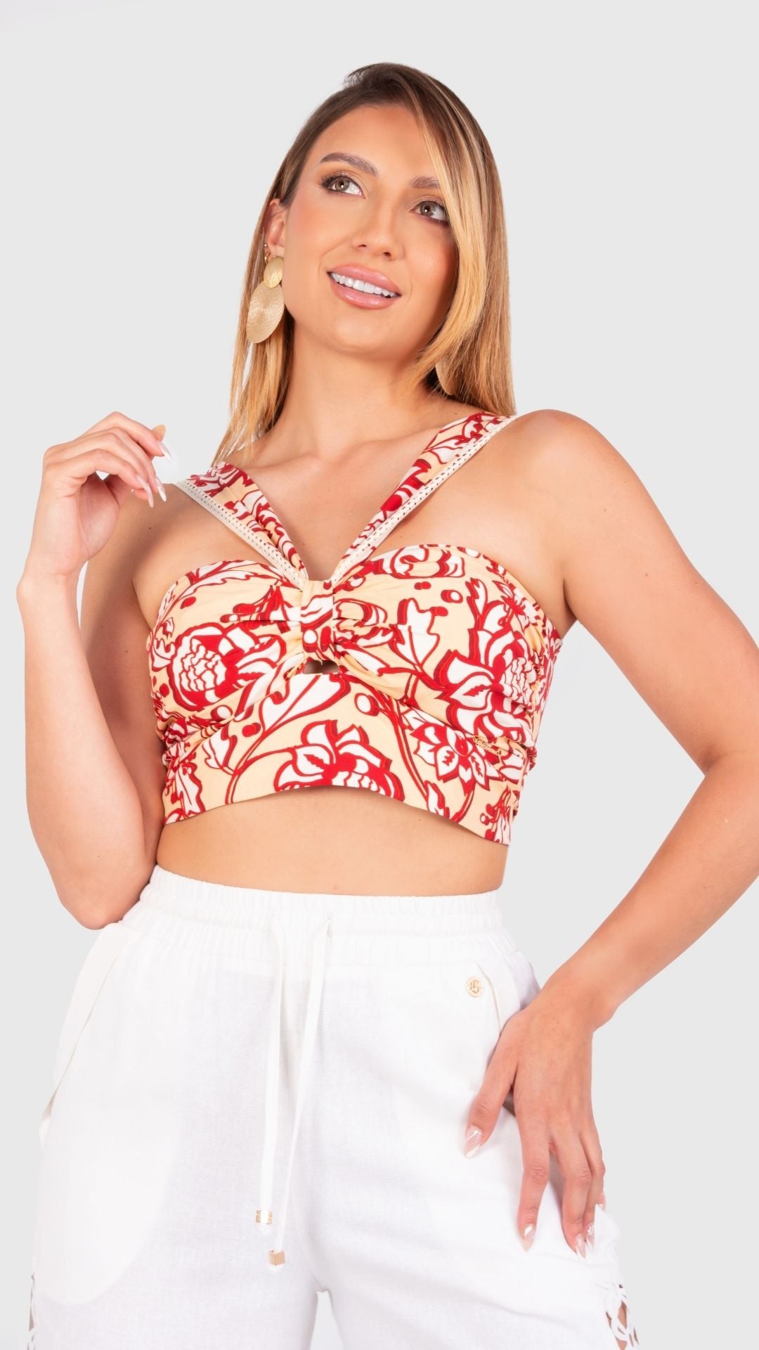 BLUSA CORTA NIMBUS ESTAMPADO