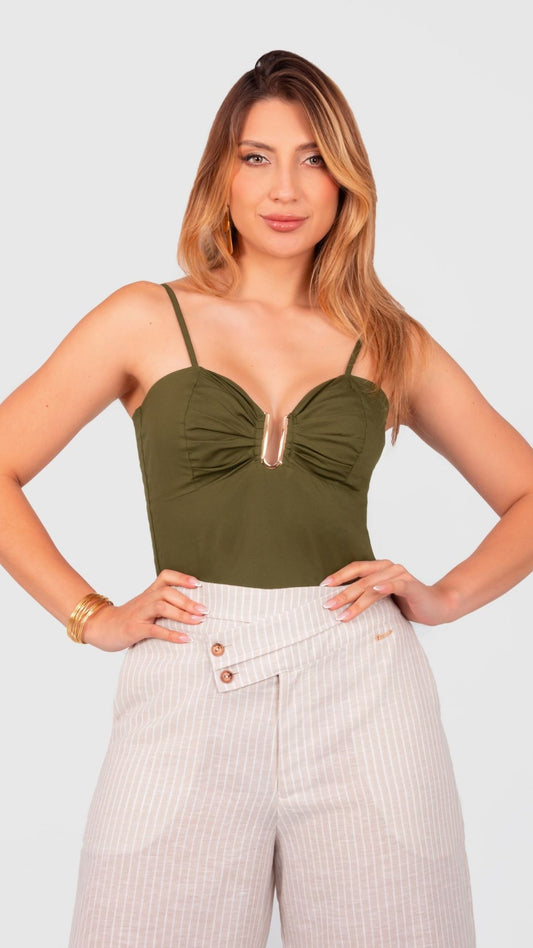 BLUSA CORTA SUEÑO UNICOLOR