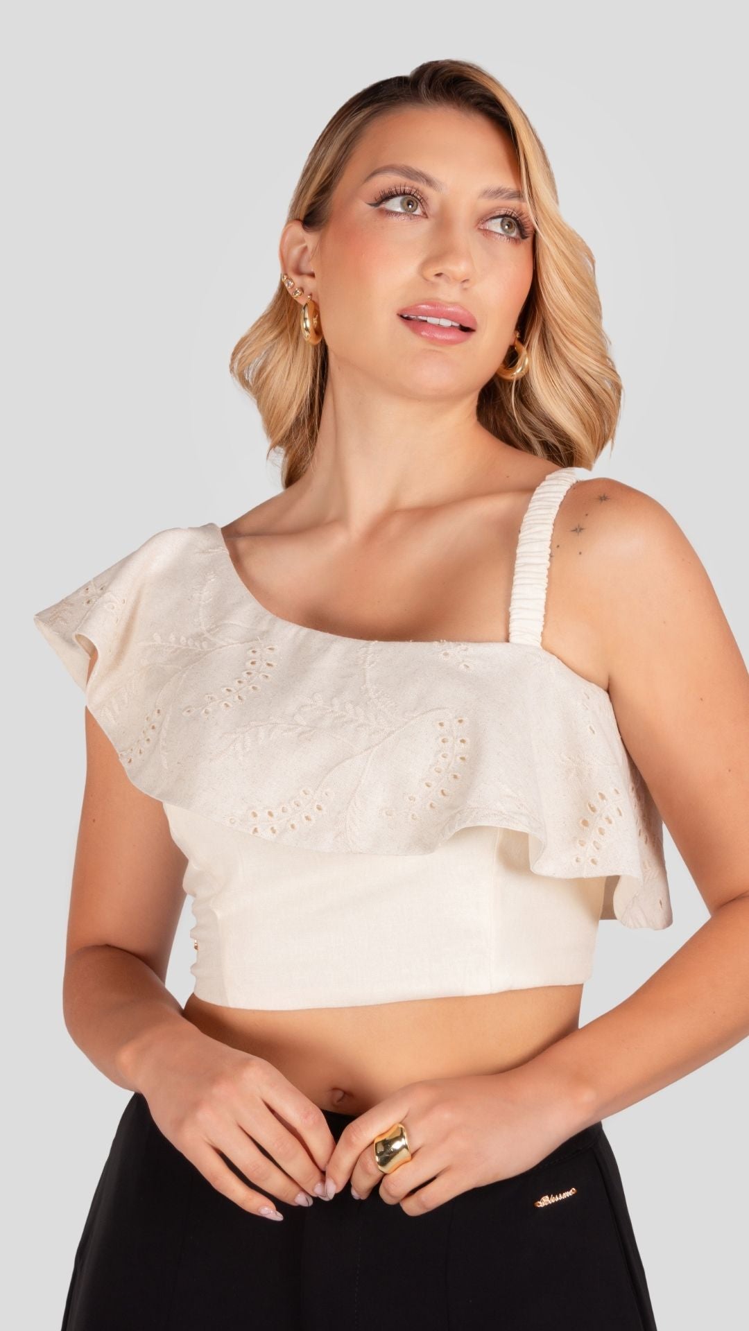 BLUSA CORTA TAIRONA SINTRA UNICOLOR