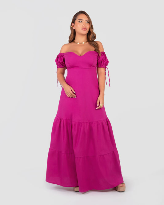 Vestido largo- Vestido largo con mangas- Vestido strapless - Vestido casual